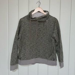 Columbia Cowl Neck Pullover Sweater Green Large